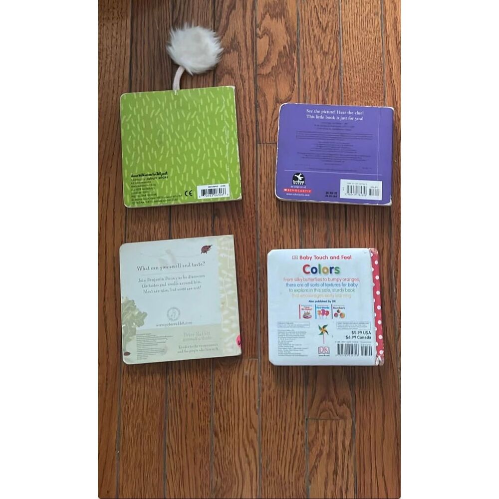 Set of 4 Adorable mini baby and toddler books for learning I spy ,Benjamin bunny - Picture 2 of 13